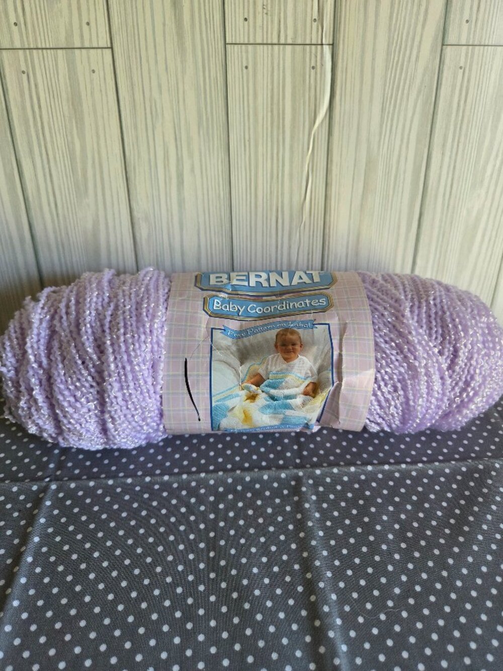 Bernat Baby Coordinates Yarn Soft Mauve NWT 1 Skein Vintage Baby Yarn